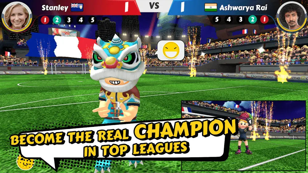 Screenshot of the Perfect Kick 2 game