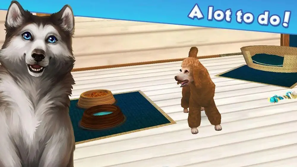 Screenshot of the Pet Hotel game