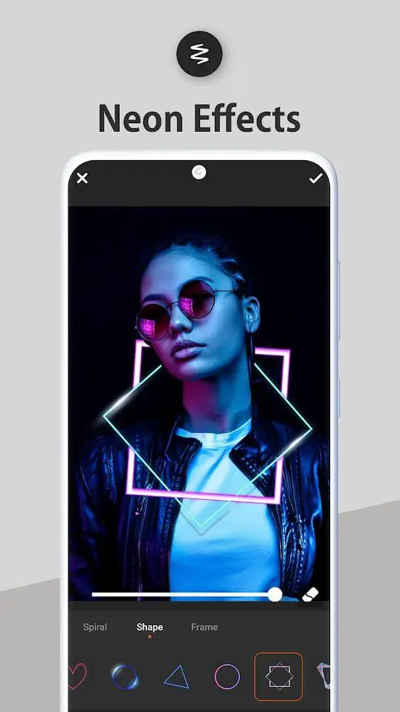 Screenshot of the Photo Editor Pro app