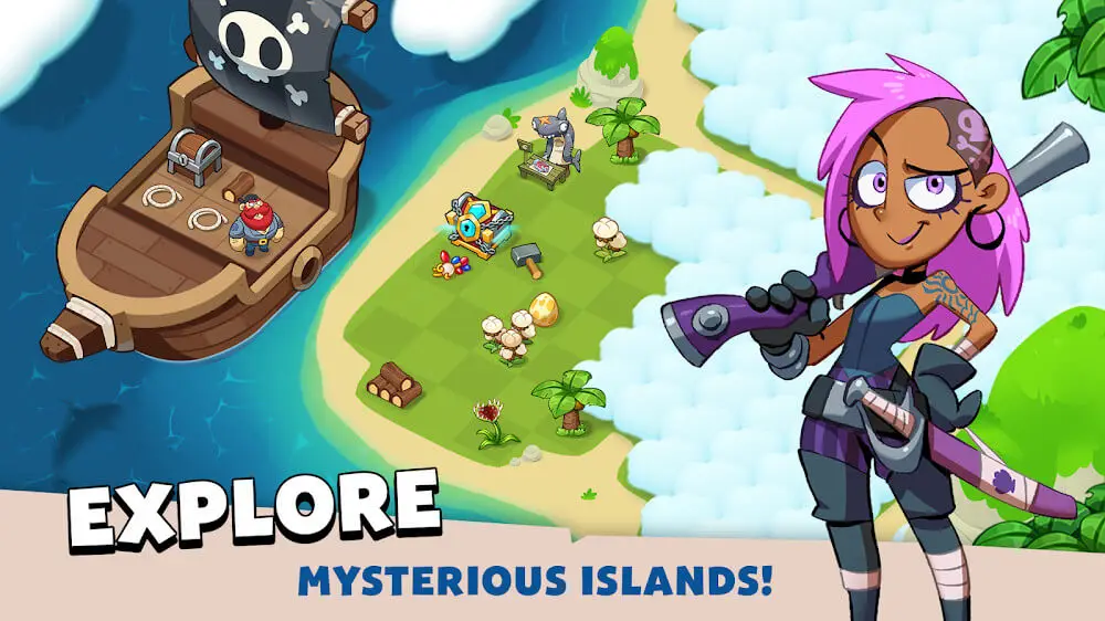 Screenshot of the Pirate Evolution! game
