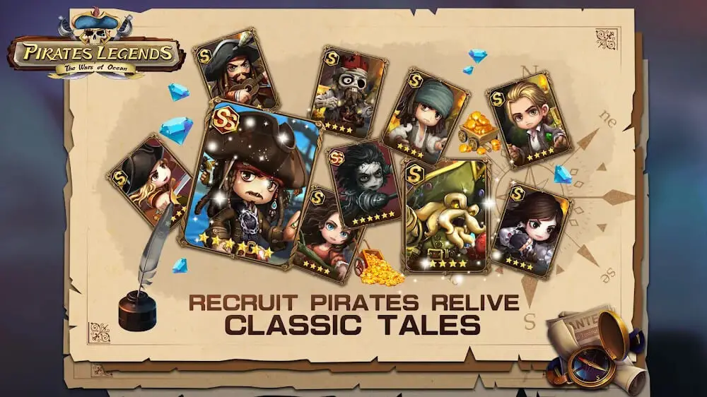 Screenshot of the Pirates Legends game
