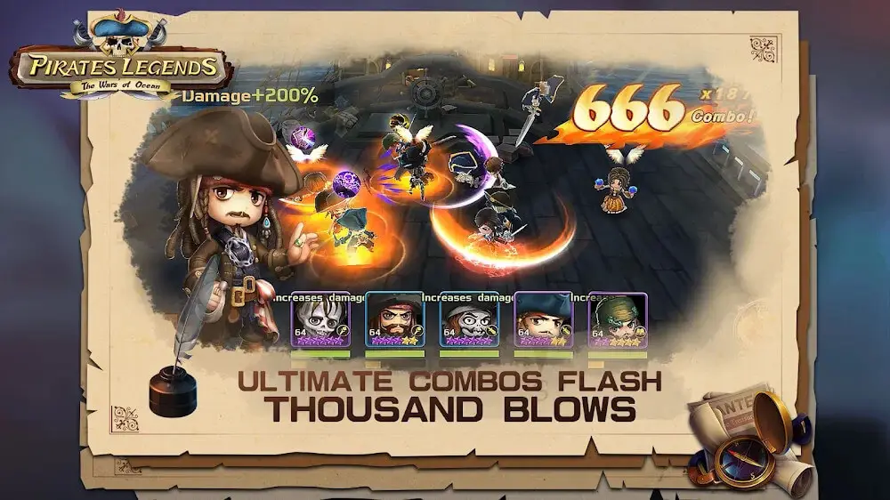 Screenshot of the Pirates Legends game