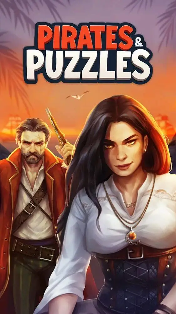 Screenshot of the Pirates and Puzzles app