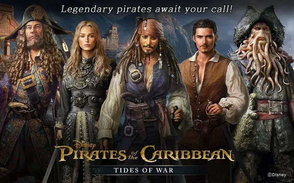 Screenshot of the Pirates of the Caribbean: ToW game