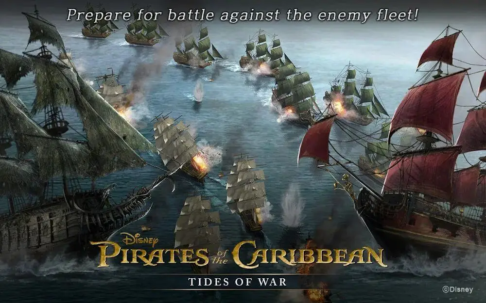 Screenshot of the Pirates of the Caribbean: ToW game