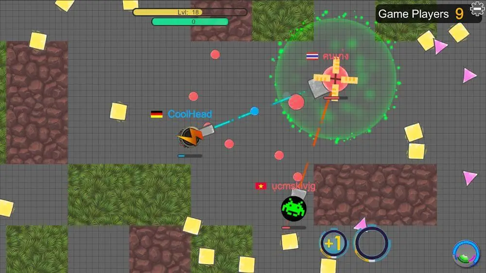 Screenshot of the PiuPiu.io game