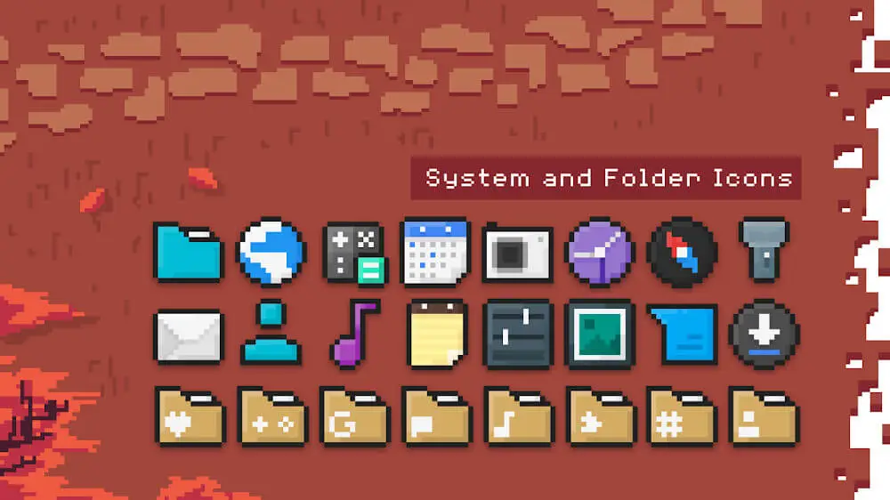 Screenshot of the PixBit - Pixel Icon Pack game