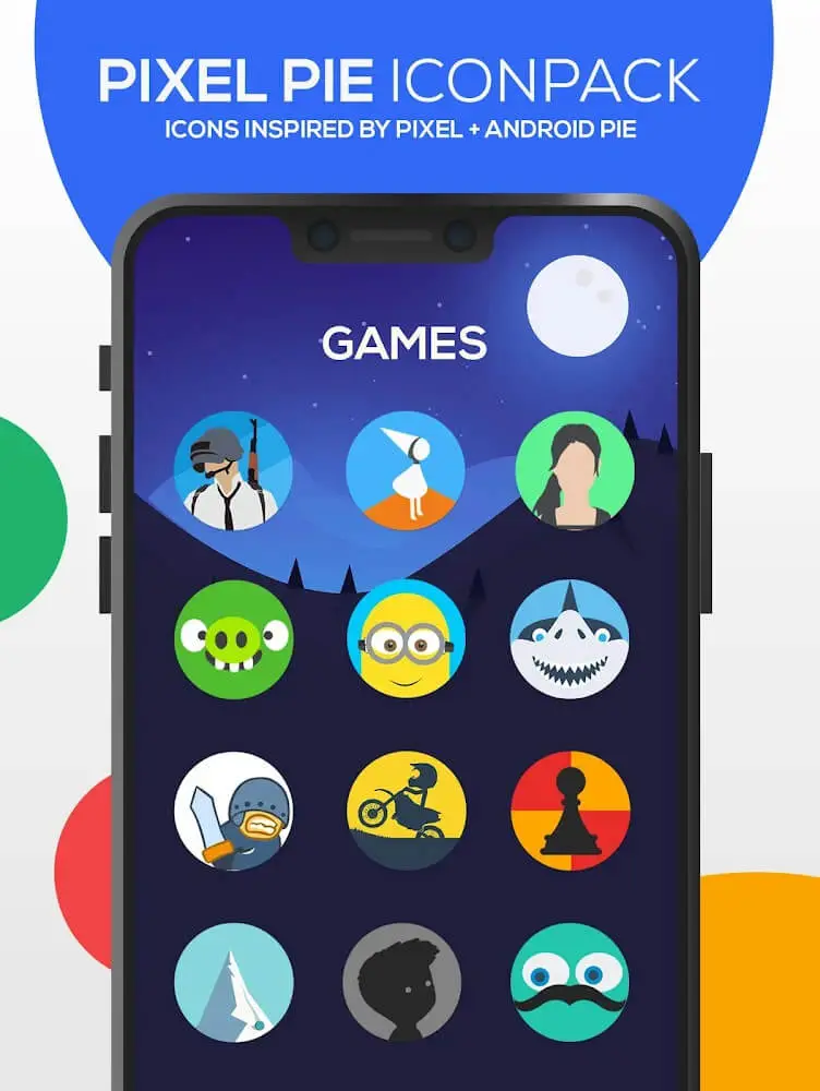 Screenshot of the Pixel Icon Pack app