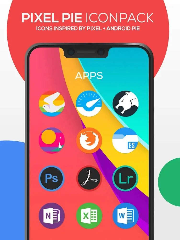 Screenshot of the Pixel Icon Pack app