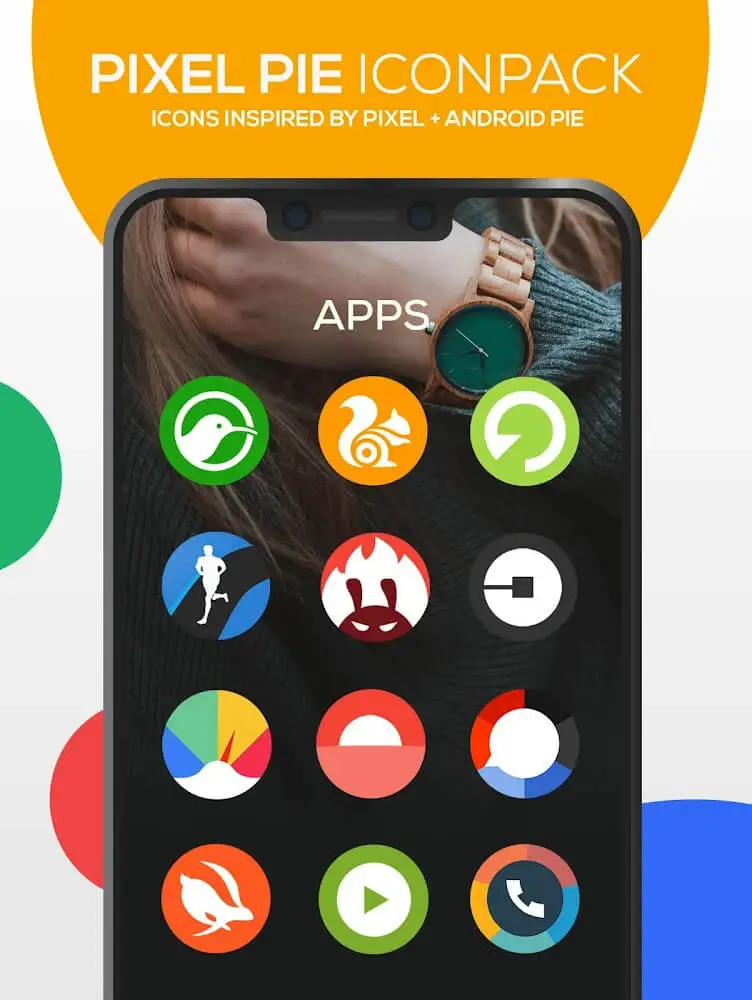 Screenshot of the Pixel Icon Pack app