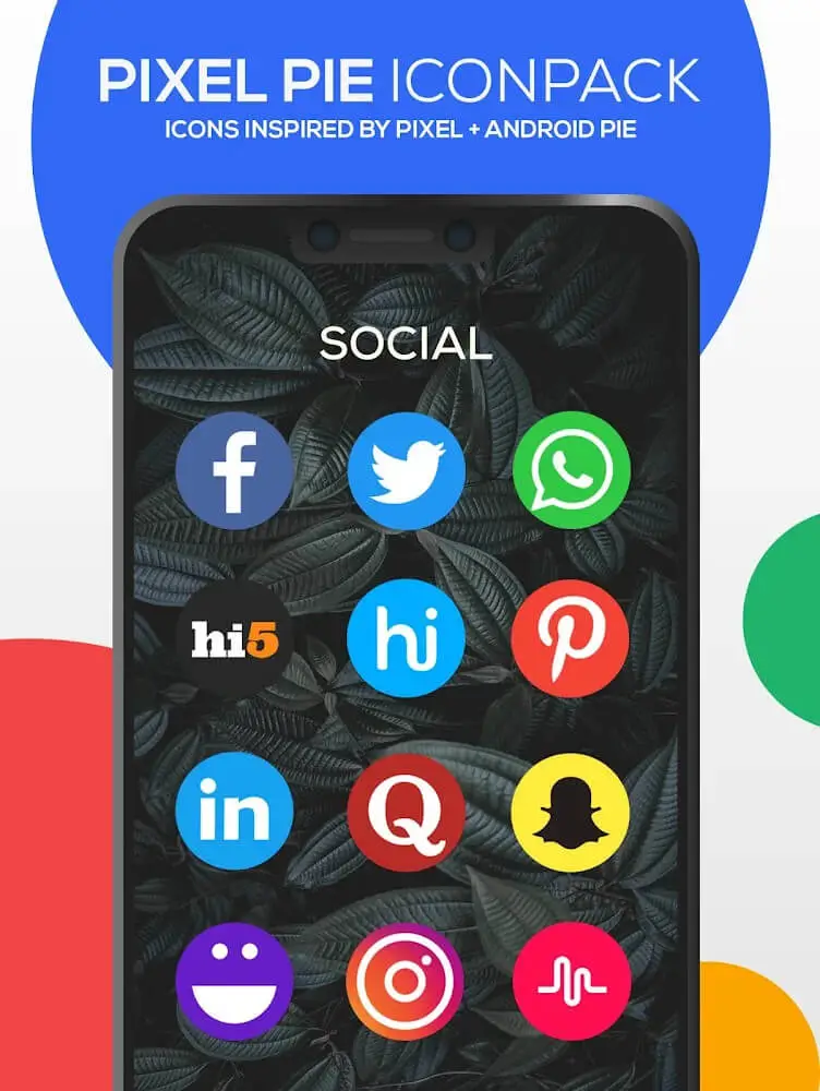 Screenshot of the Pixel Icon Pack app