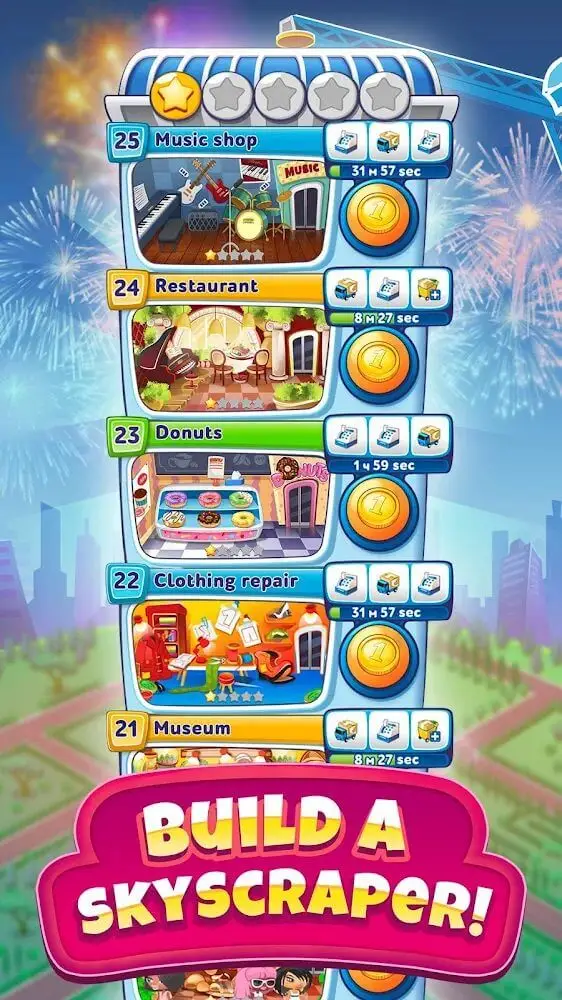 Screenshot of the Pocket Tower app