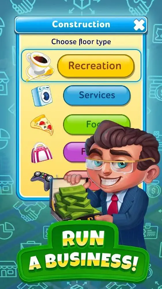 Screenshot of the Pocket Tower app