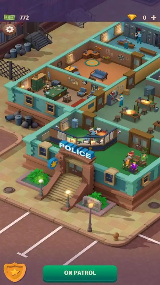 Screenshot of the Police Station Cop Inc: Tycoon app
