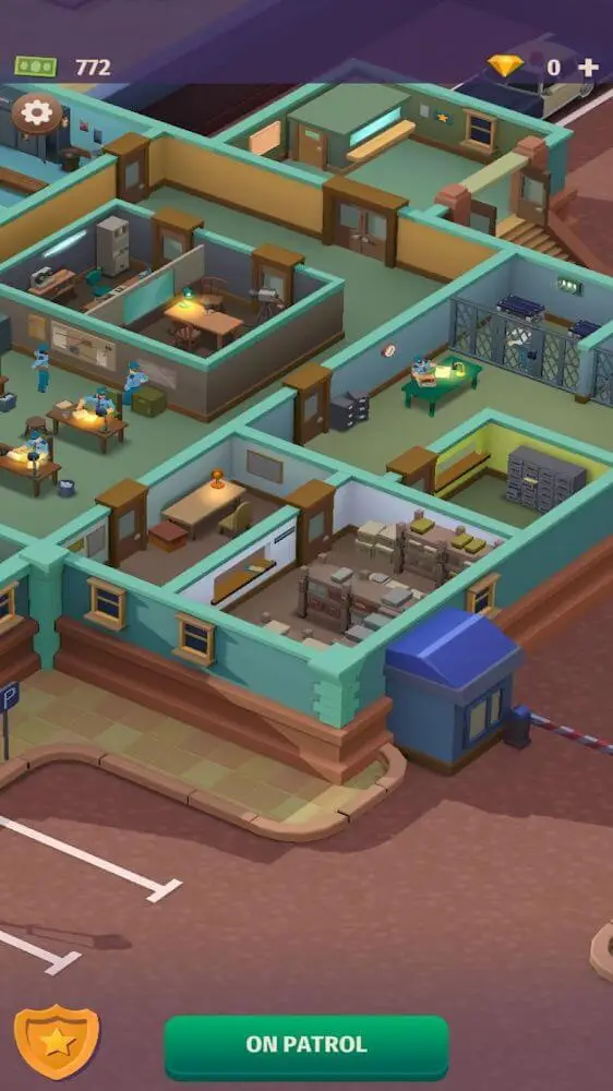Screenshot of the Police Station Cop Inc: Tycoon app