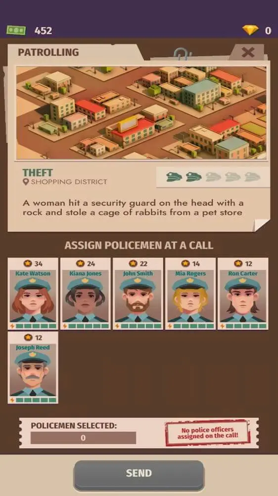 Screenshot of the Police Station Cop Inc: Tycoon app