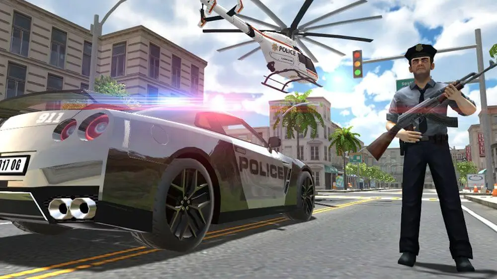 Screenshot of the Police vs Crime Online game