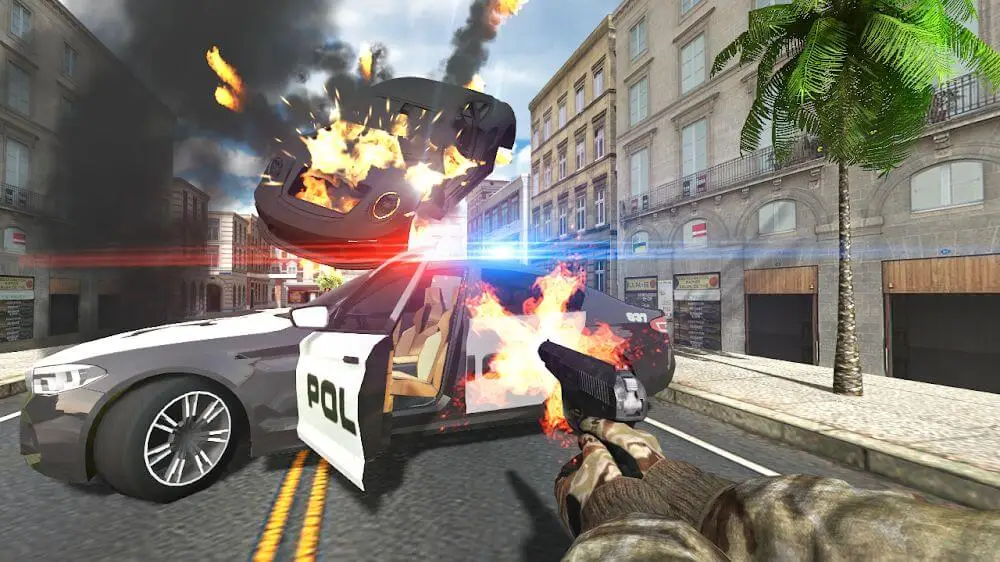 Screenshot of the Police vs Crime Online game
