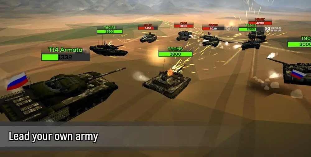 Screenshot of the Poly Tank 2: Battle Sandbox game