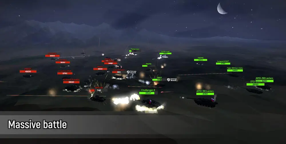 Screenshot of the Poly Tank 2: Battle Sandbox game