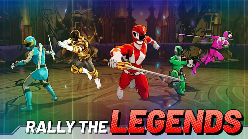 Screenshot of the Power Rangers: Morphin Legends game