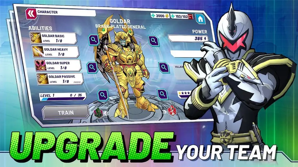 Screenshot of the Power Rangers: Morphin Legends game