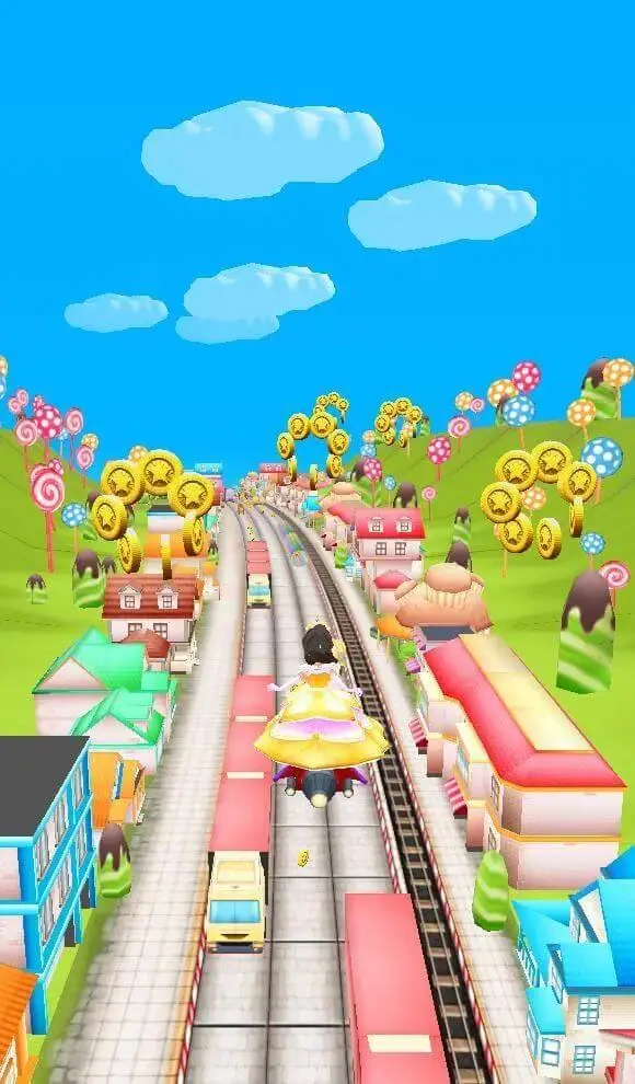 Screenshot of the Princess Run Game app
