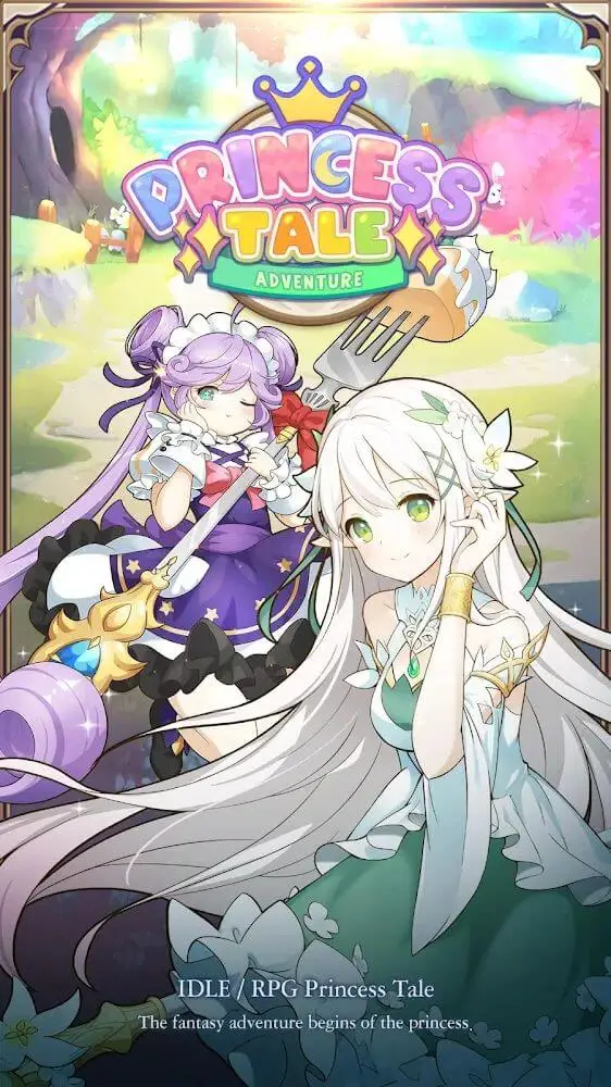 Screenshot of the Princess Tale app
