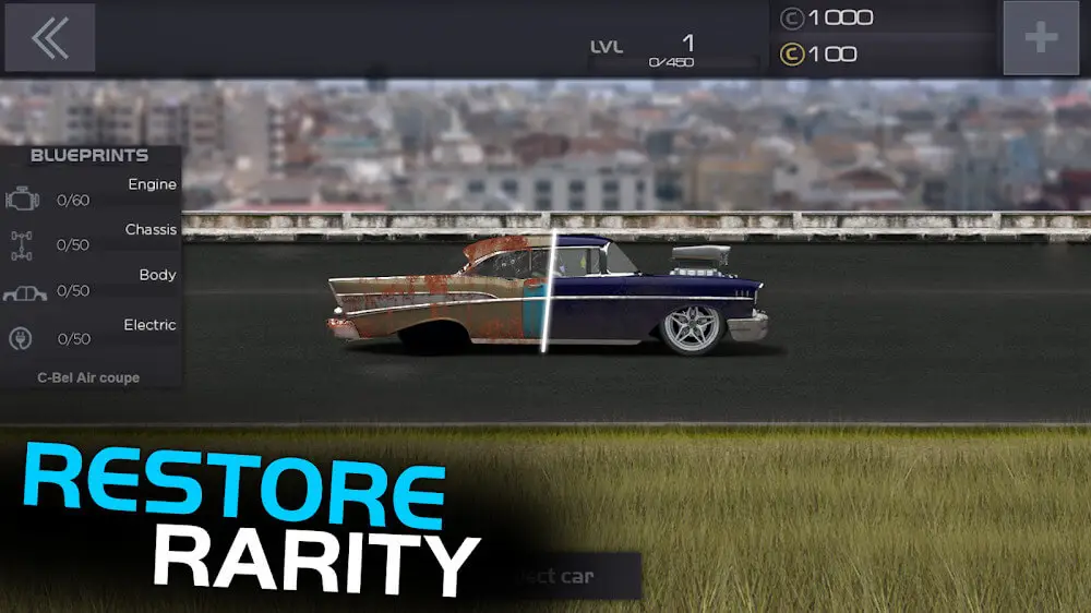 Screenshot of the Project Drag Racing game