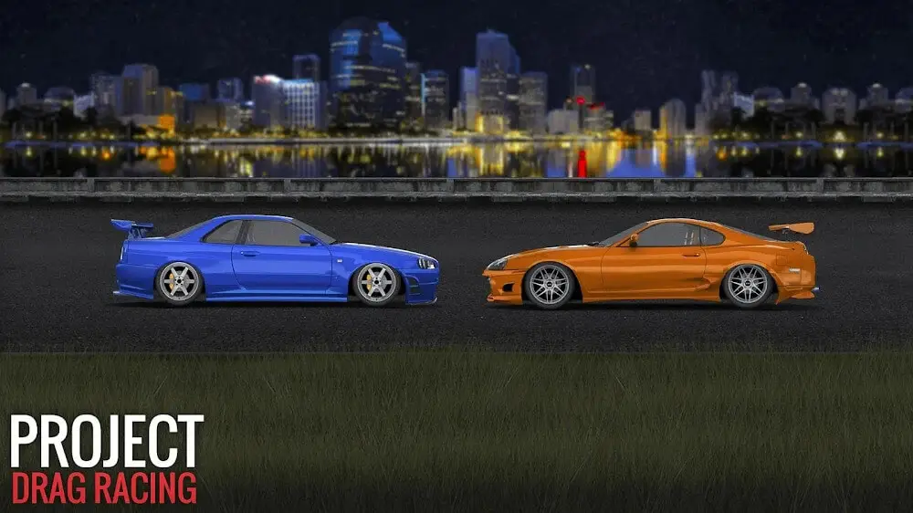 Screenshot of the Project Drag Racing game