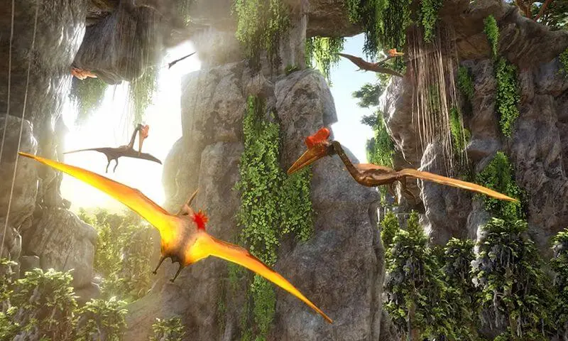 Screenshot of the Pteranodon Simulator game