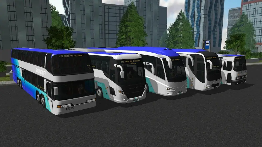 Screenshot of the Public Transport Simulator - Coach game