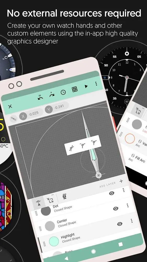 Screenshot of the Pujie Black app