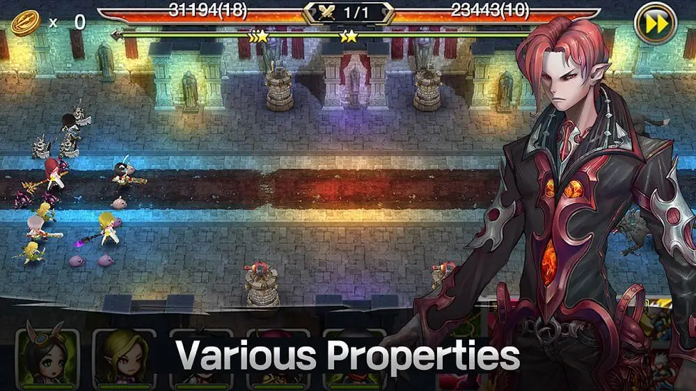 Screenshot of the Qualification as King game