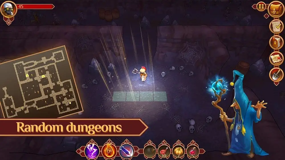 Screenshot of the Quest Hunter game