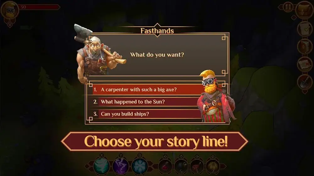Screenshot of the Quest Hunter game
