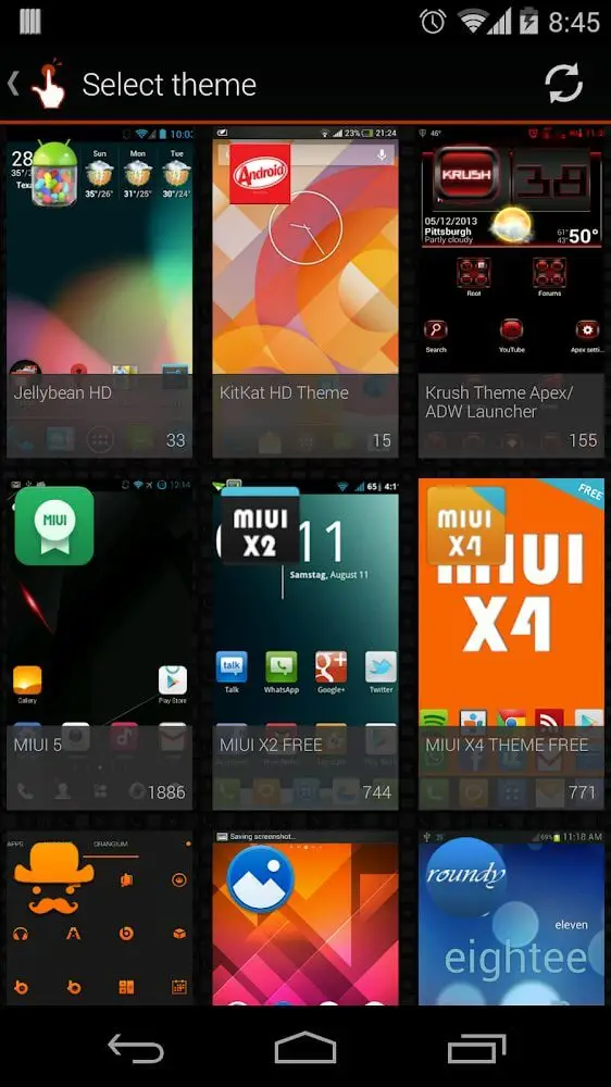 Screenshot of the QuickShortcutMaker app