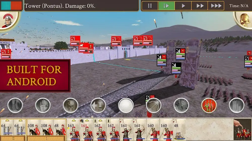 Screenshot of the ROME: Total War game