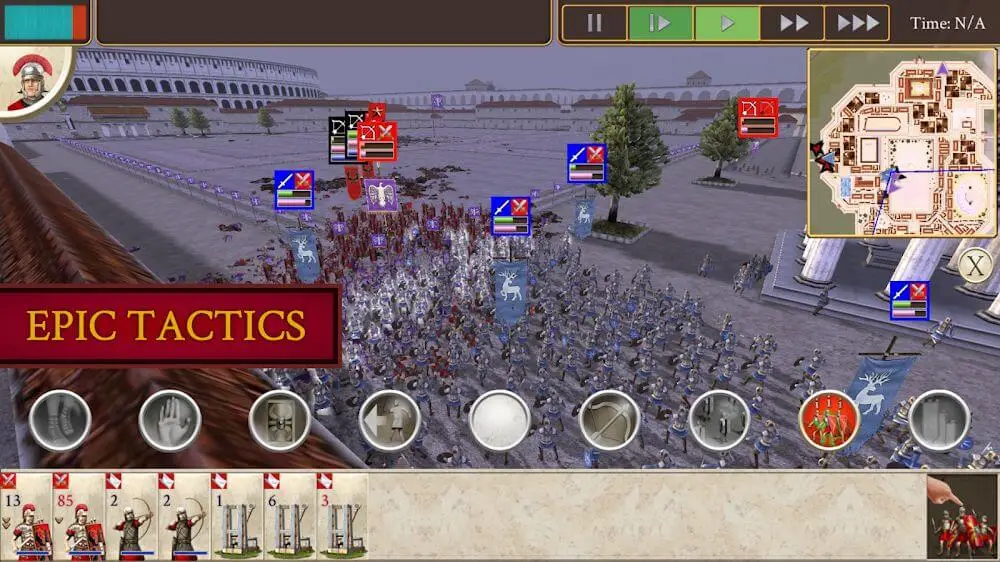 Screenshot of the ROME: Total War game