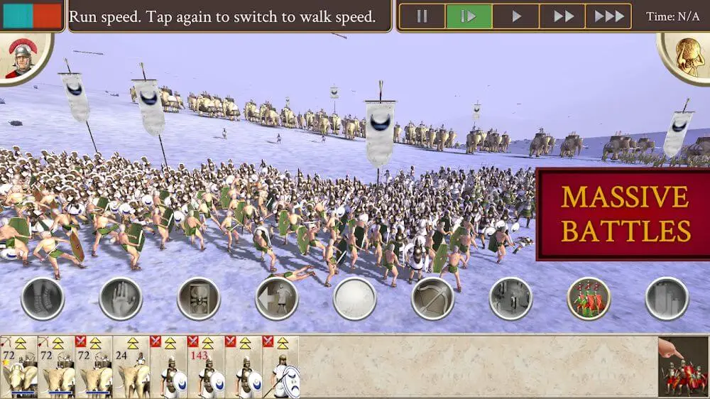 Screenshot of the ROME: Total War game
