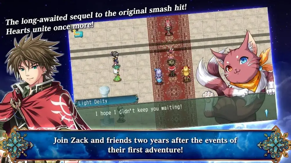 Screenshot of the RPG Asdivine Hearts 2 game