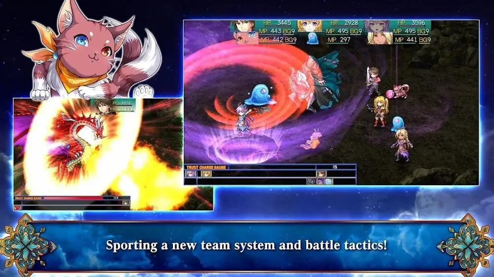 Screenshot of the RPG Asdivine Hearts 2 game