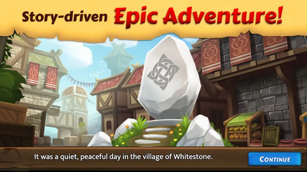 Screenshot of the RPG Dice: Heroes of Whitestone game