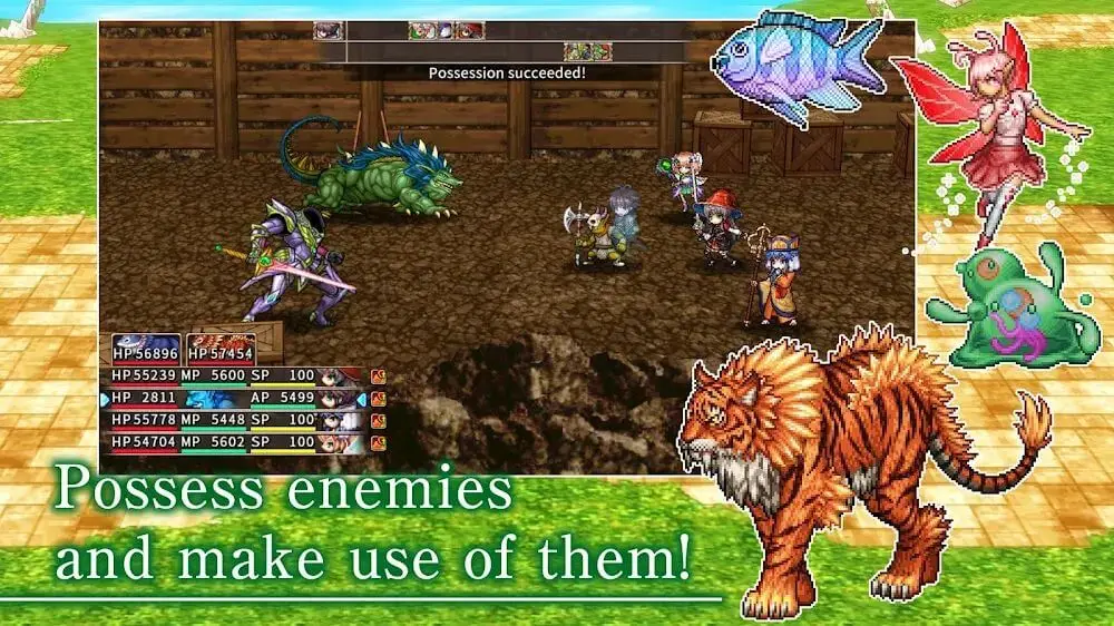 Screenshot of the RPG Ghost Sync game