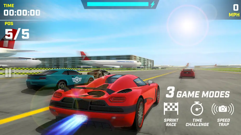 Screenshot of the Race Max game