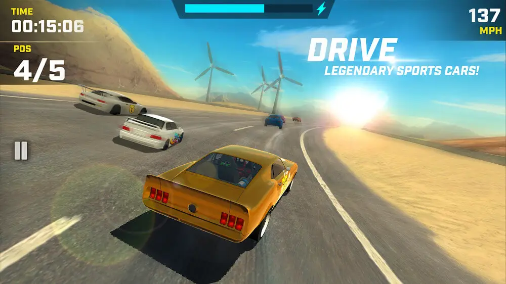 Screenshot of the Race Max game