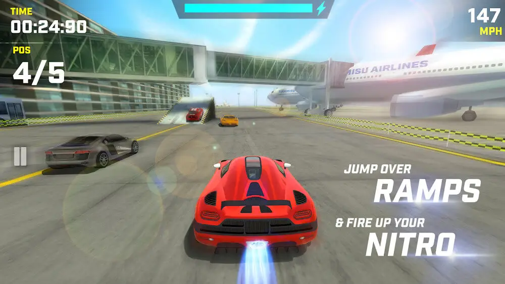 Screenshot of the Race Max game