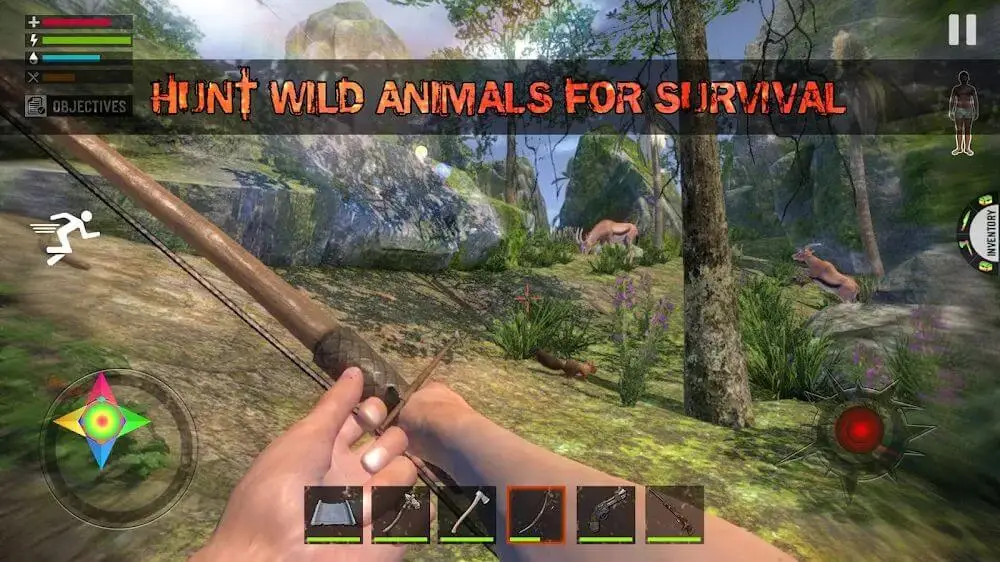 Screenshot of the Raft Survival Forest 2 game