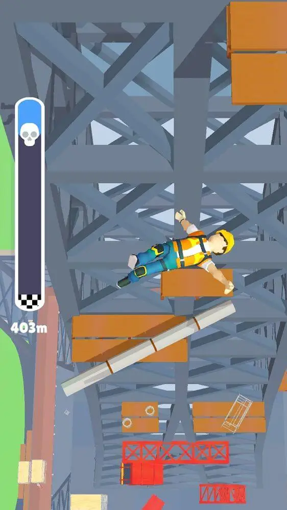 Screenshot of the Ragdoll Fall: Break the Bones! app
