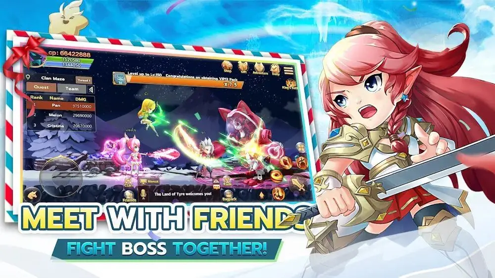 Screenshot of the Rainbow Story Global game